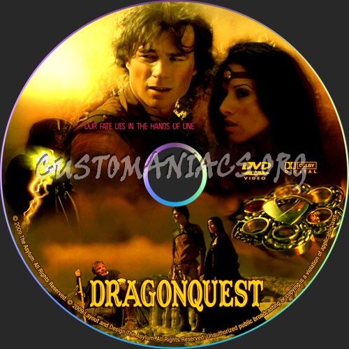 Dragonquest dvd label