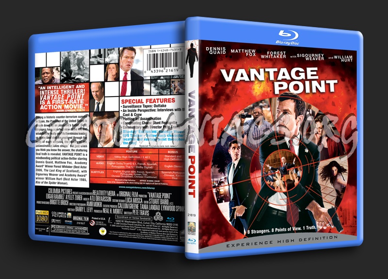 Vantage Point blu-ray cover