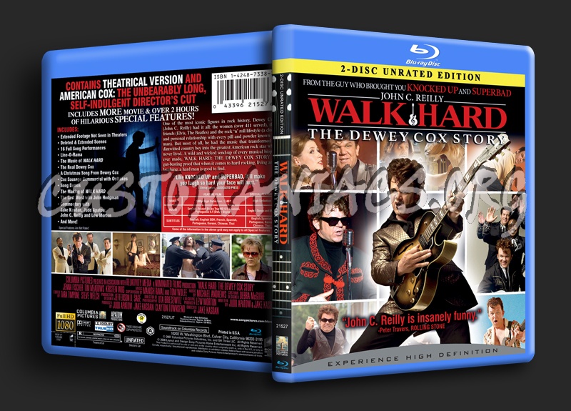 Walk Hard The Dewey Cox Story blu-ray cover