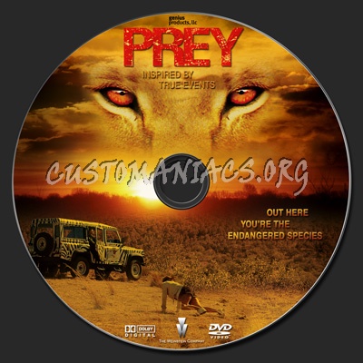 Prey dvd label