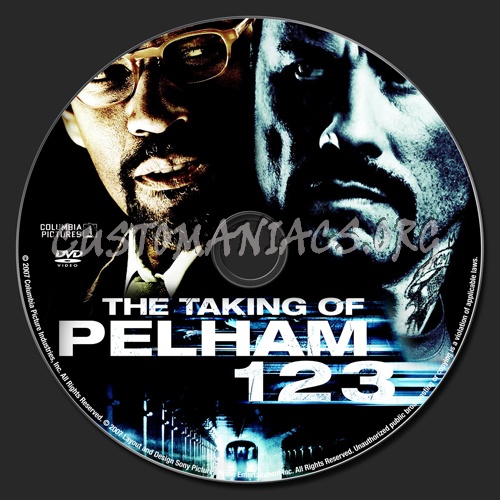 The Taking Of Pelham 123 dvd label