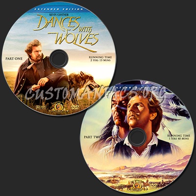 Dances With Wolves dvd label