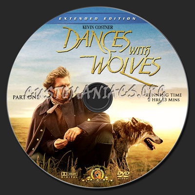 Dances With Wolves dvd label