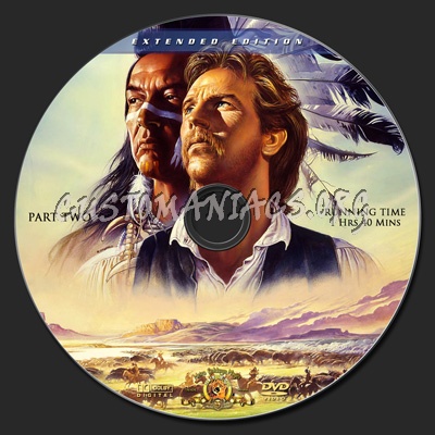 Dances With Wolves dvd label
