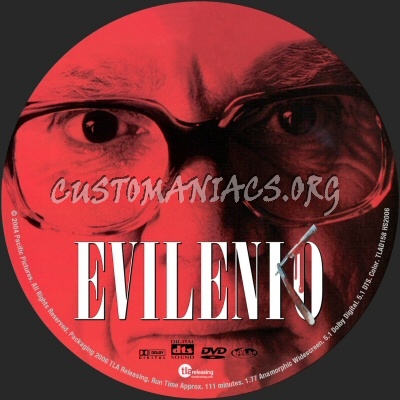 Evilenko dvd label