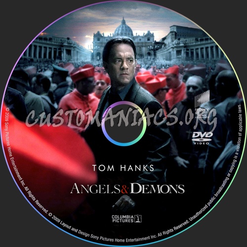 Angels & Demons dvd label