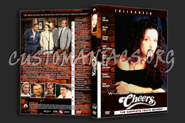 Cheers dvd cover