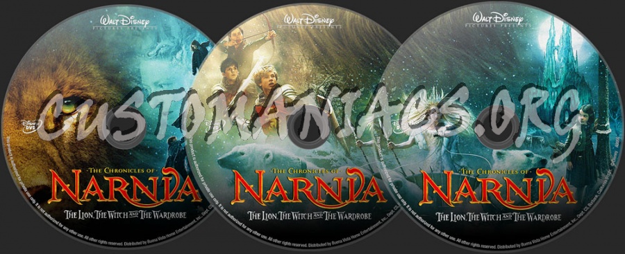 The Chronicles of Narnia - The Lion, the Witch and the Wardrobe dvd label