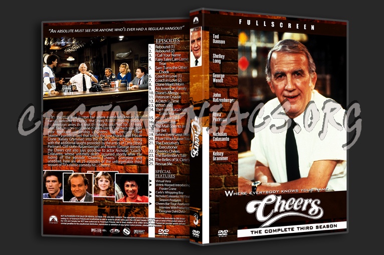 Cheers dvd cover