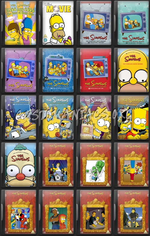 The Simpsons folder icons 