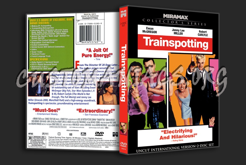 Trainspotting dvd cover