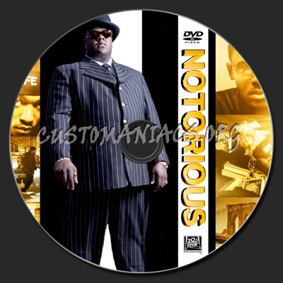 Notorious dvd label
