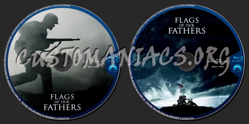 Flags Of Our Fathers blu-ray label