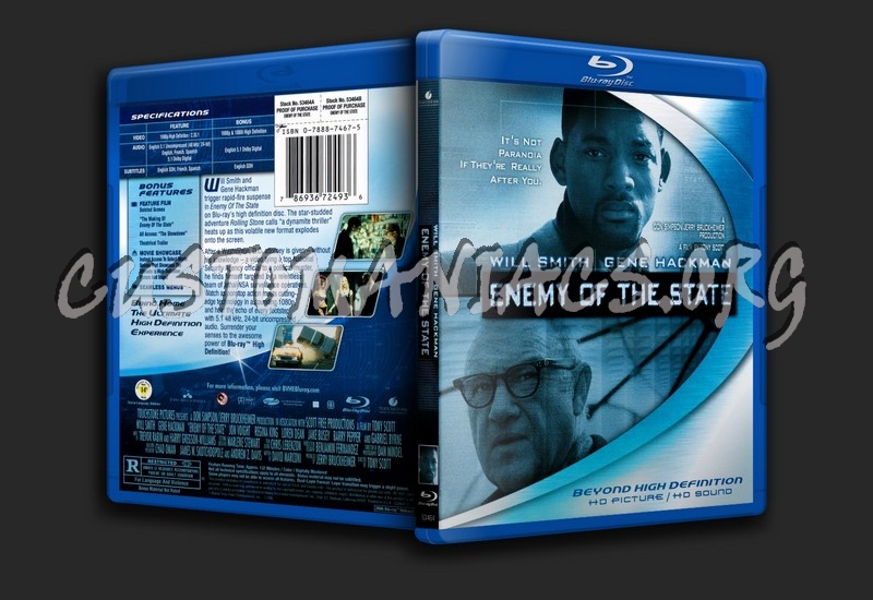 Enemy of The State blu-ray cover