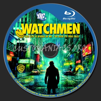 Watchmen blu-ray label