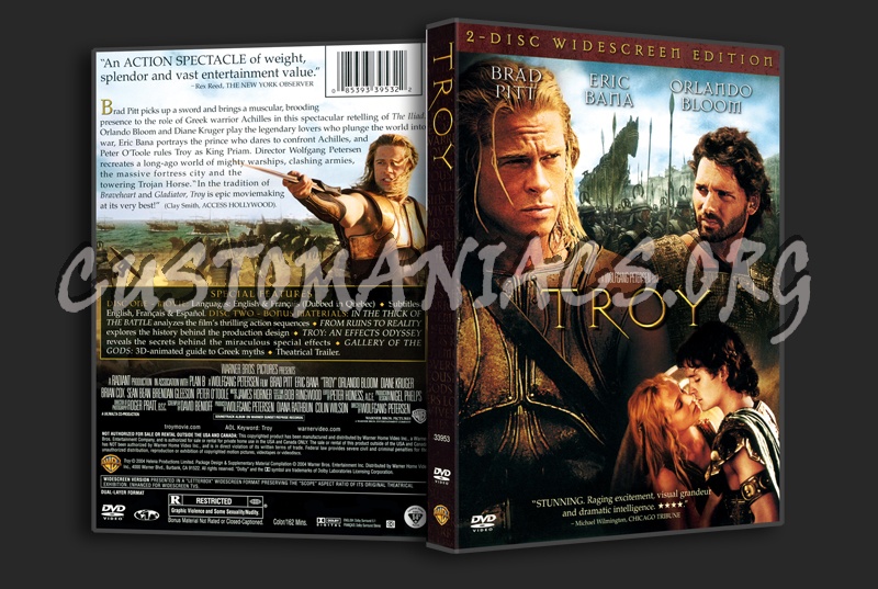 Troy dvd cover