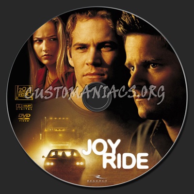 Joy Ride dvd label