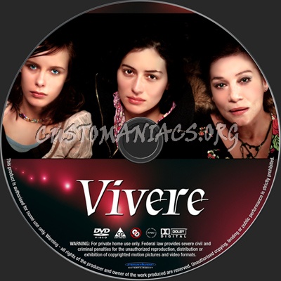 Vivere dvd label