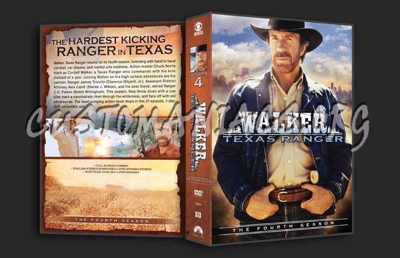 Walker Texas Ranger season 4 dvd cover