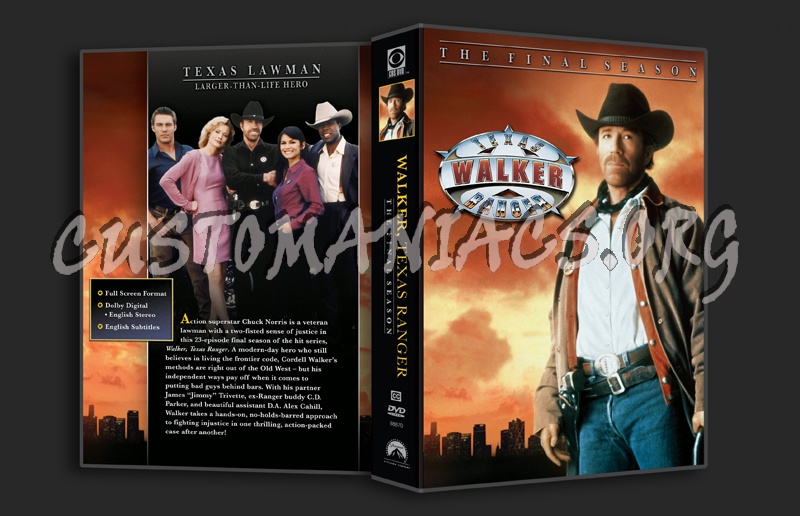 Walker Texas Ranger Season 8 dvd cover