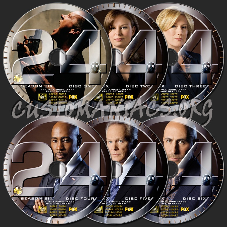 24 Season 6 dvd label