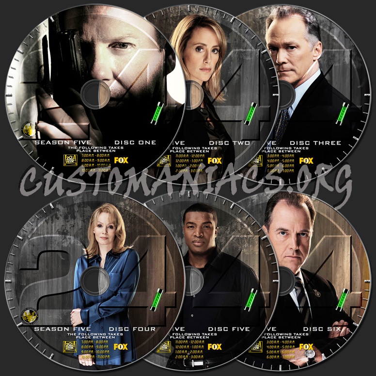 24 Season 5 dvd label