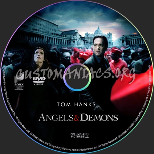 Angels & Demons dvd label