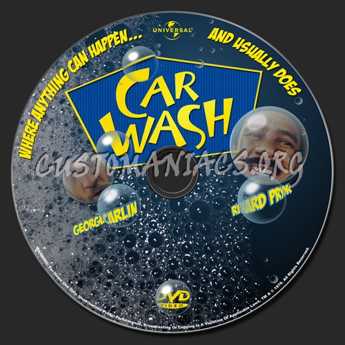 Car Wash dvd label
