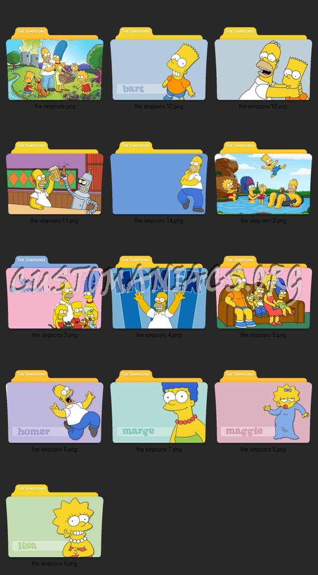Simpsons Folder icons 