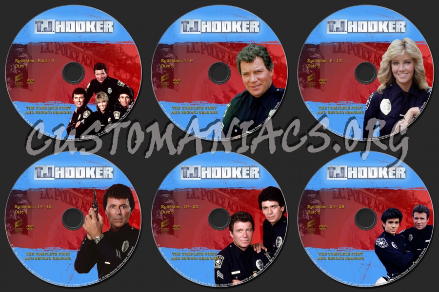 TJ Hooker dvd label