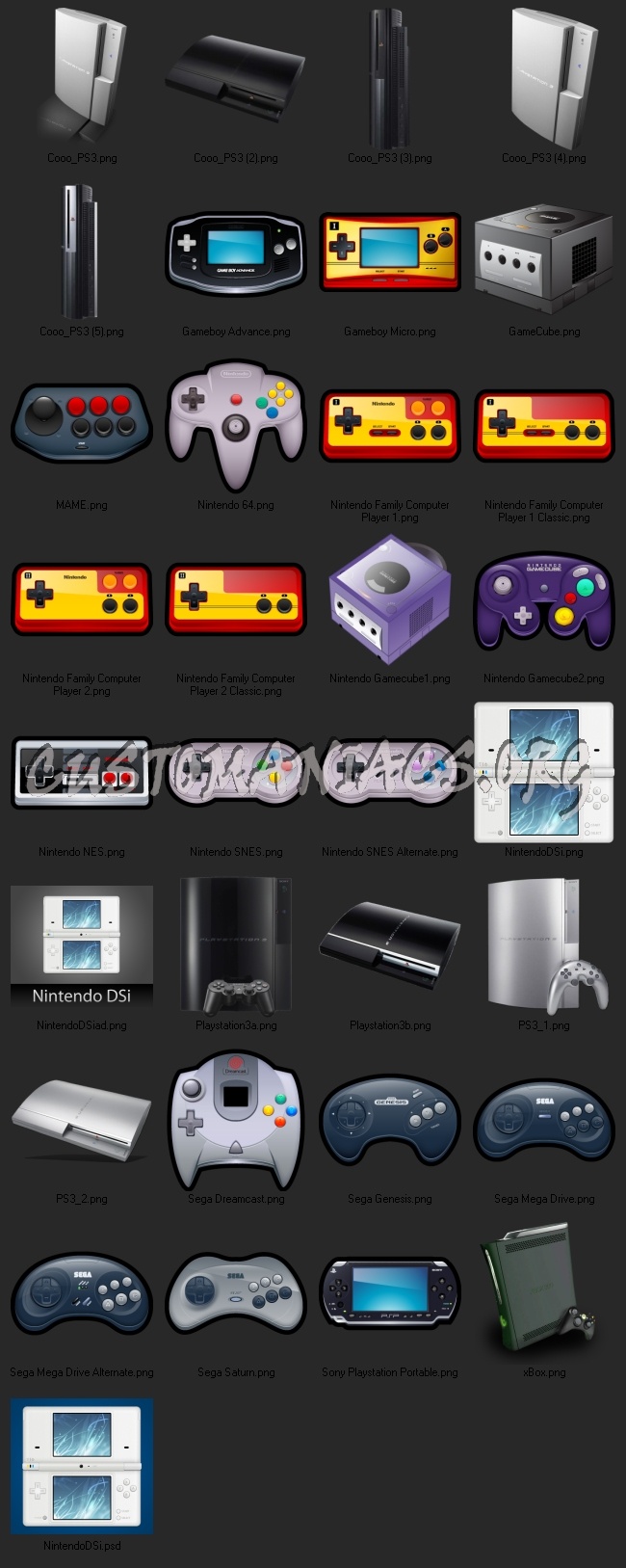 Console Icons 