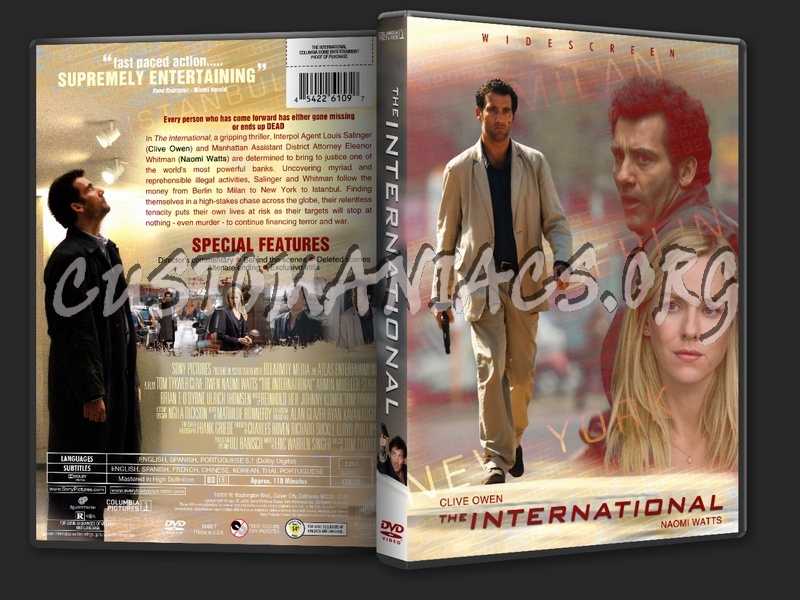 The International dvd cover