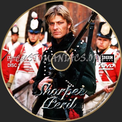 Sharpe's Peril dvd label