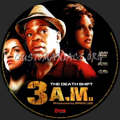 3 am dvd label