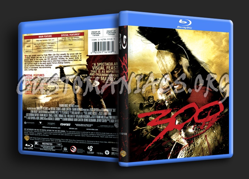 300 blu-ray cover