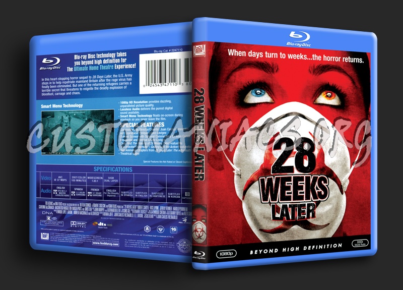 28 Weeks Later blu-ray cover