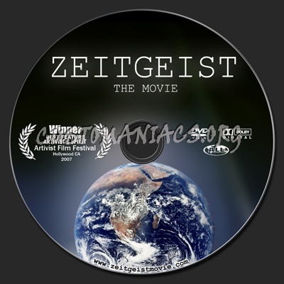Zeitgeist: The Movie dvd label