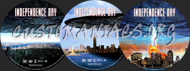 Independence Day dvd label