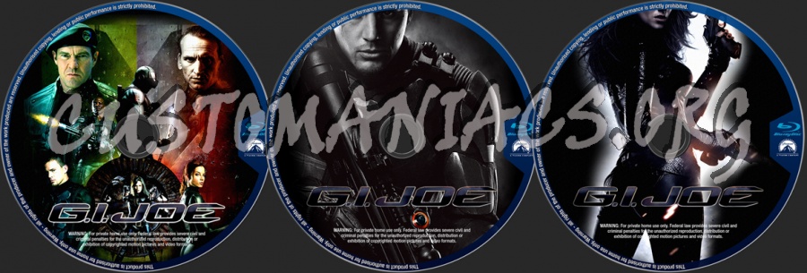 G.I. Joe Rise of the Cobra blu-ray label