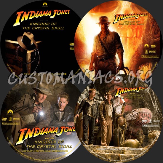 Indiana Jones and the Kingdom of the Crystal Skull dvd label