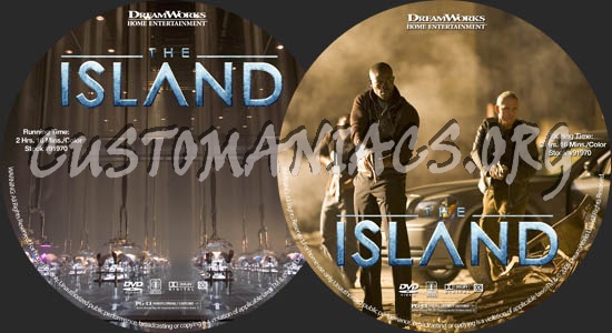 The Island dvd label