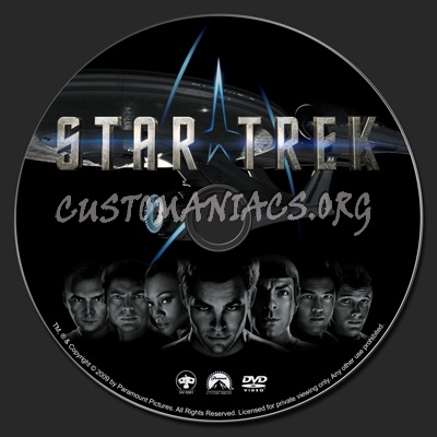 Star Trek dvd label