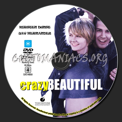 Crazy Beautiful dvd label