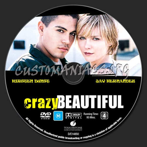 Crazy Beautiful dvd label