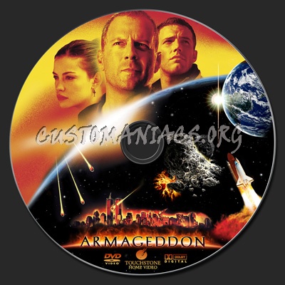 Armageddon dvd label