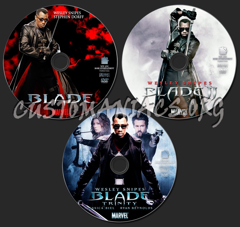 Blade Collection dvd label