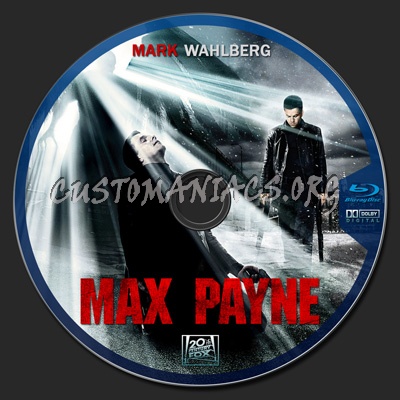 Max Payne blu-ray label
