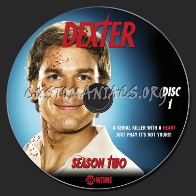 Dexter Season 2 dvd label