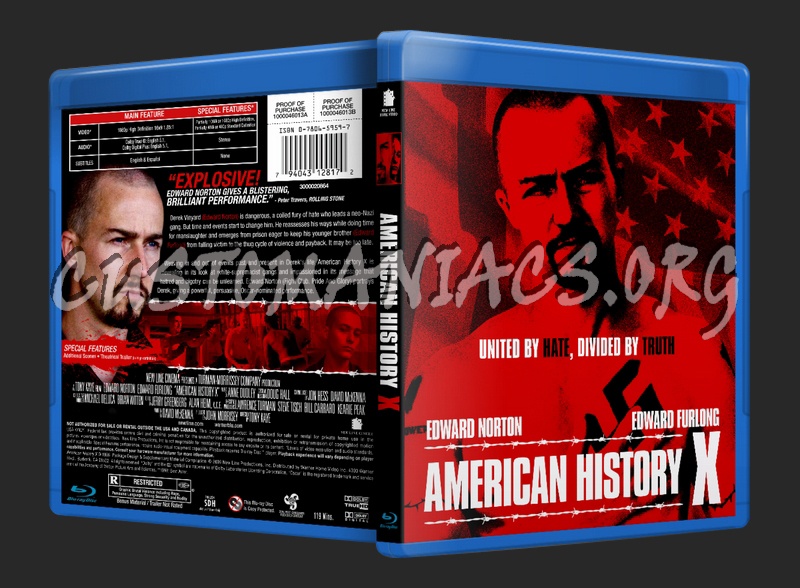 American History X blu-ray cover