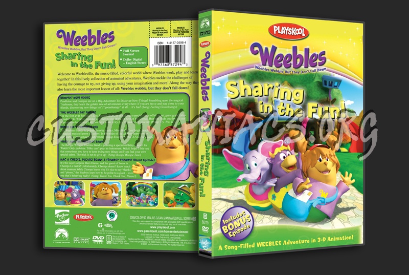 Weebles Sharing in the Fun! dvd cover